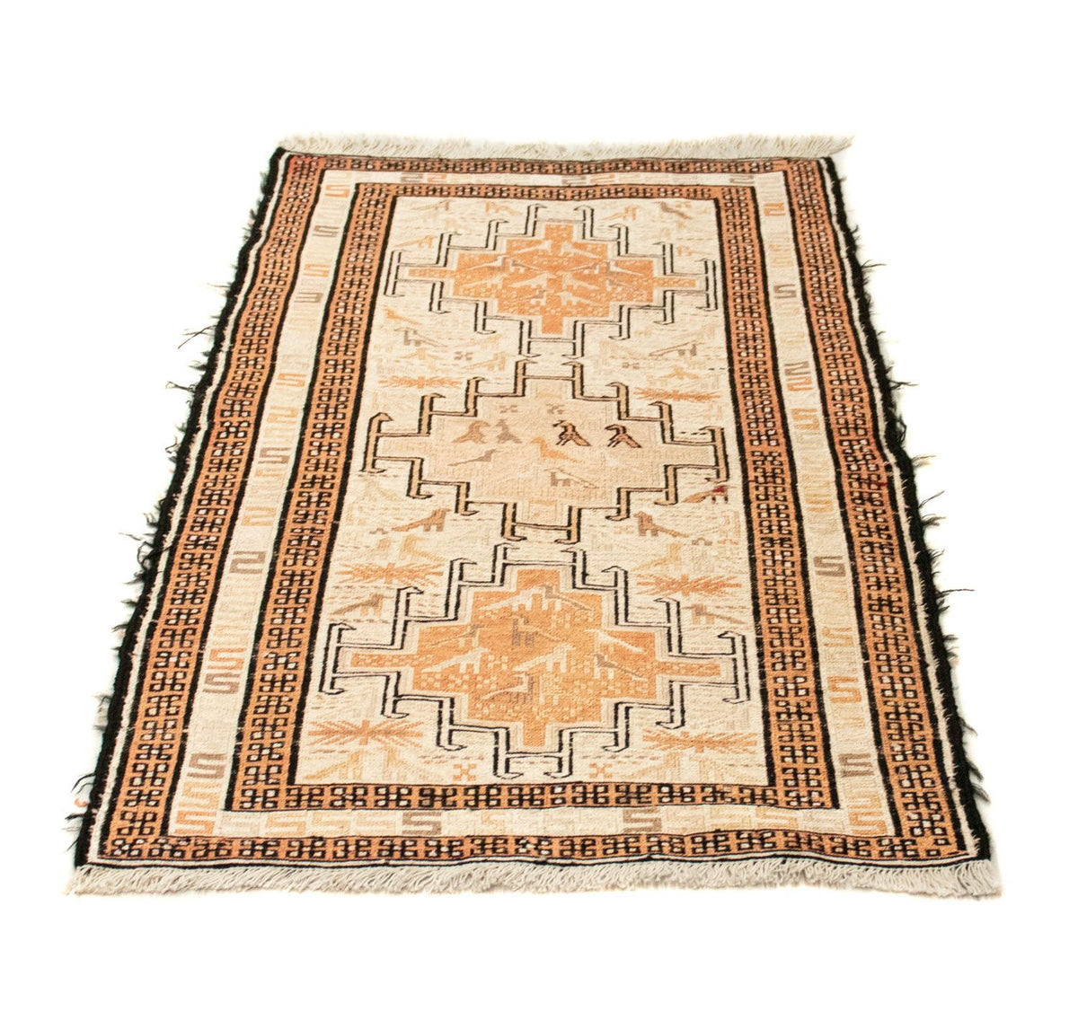 Alfombra Kelim - Oriental - 103 x 62 cm - beige