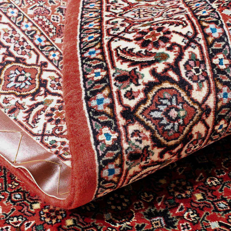 Alfombra persa - Bidjar - 182 x 110 cm - rojo