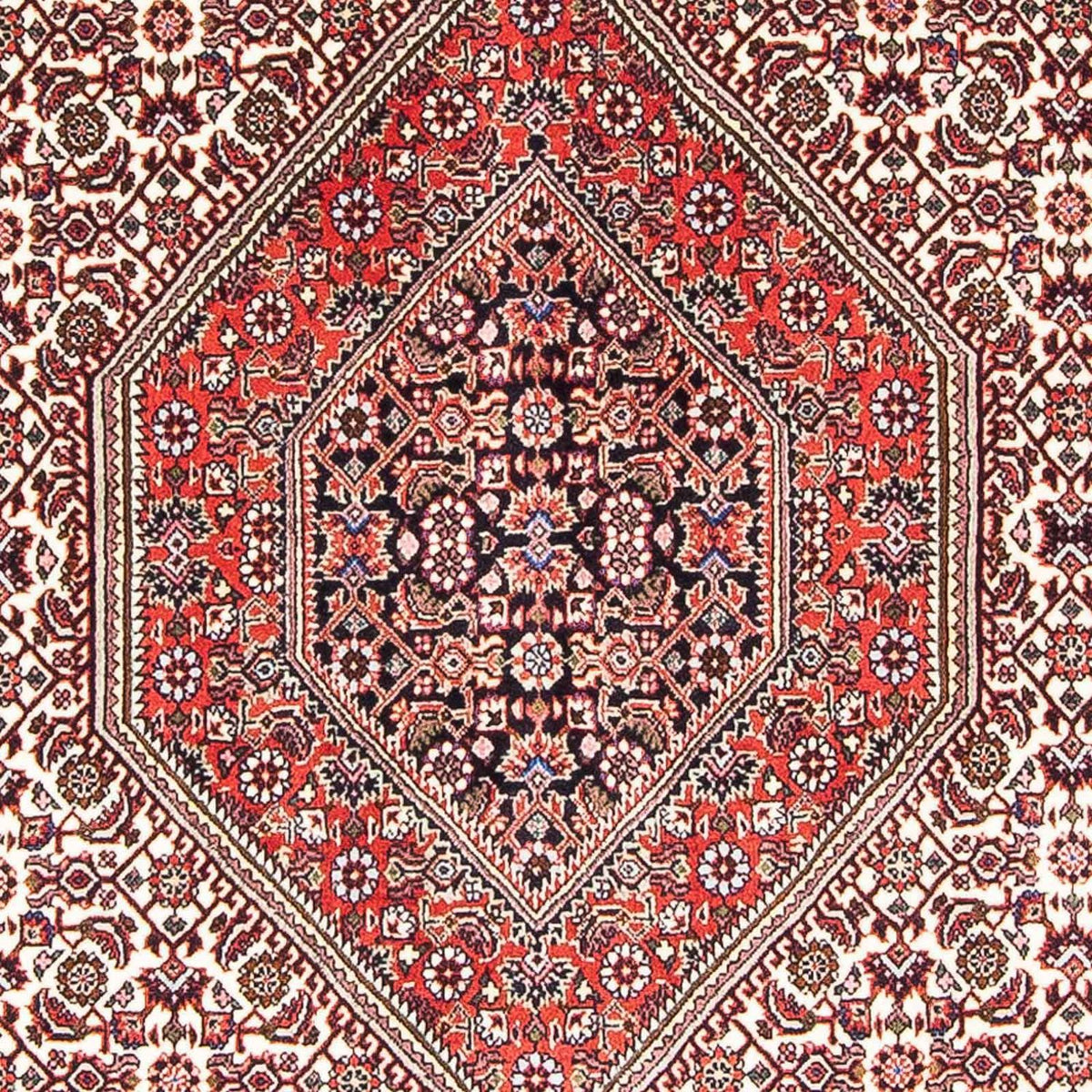 Alfombra persa - Bidjar - 173 x 107 cm - rojo claro