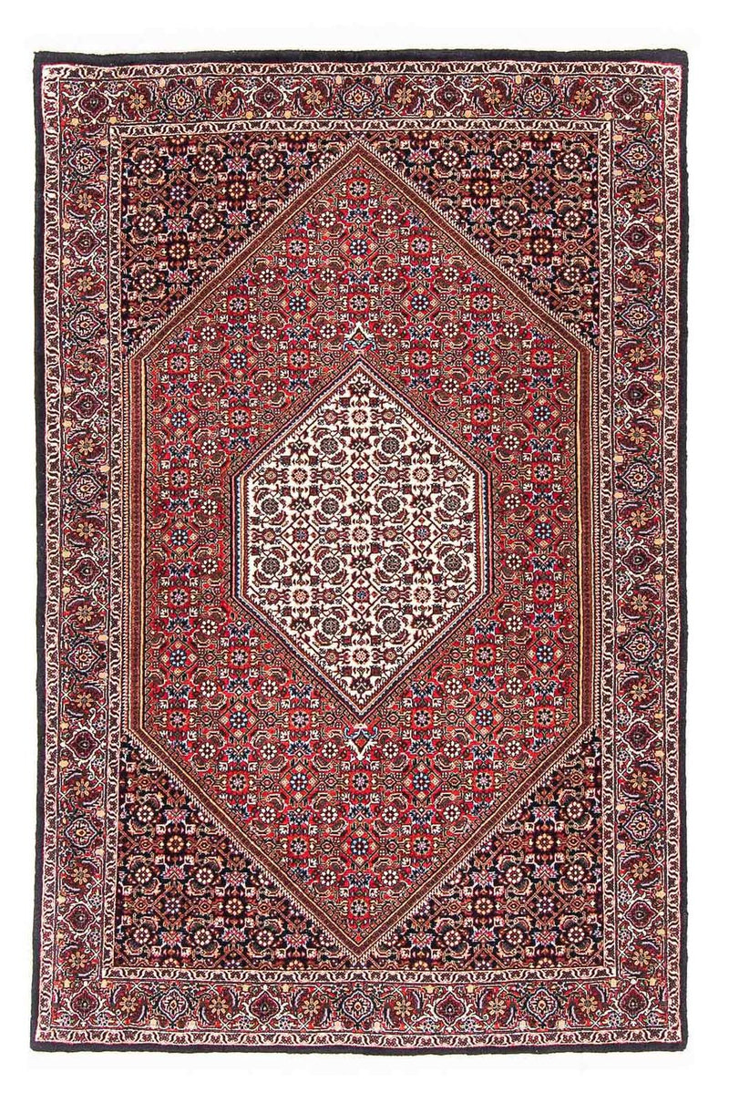 Alfombra persa - Bidjar - 169 x 108 cm - rojo