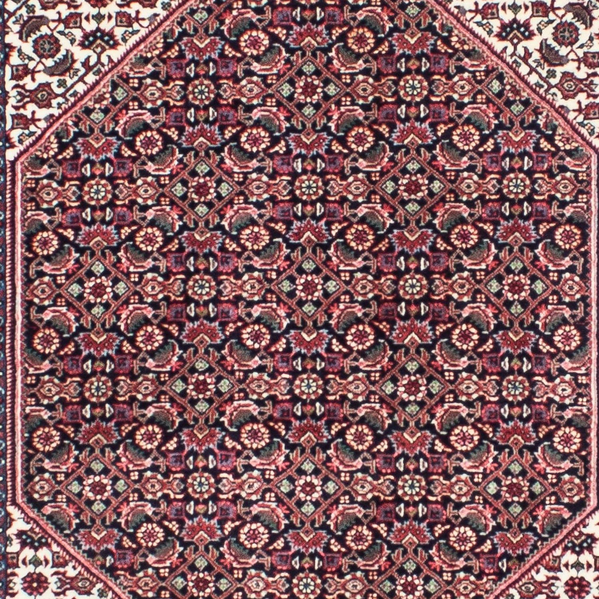 Alfombra de pasillo Alfombra persa - Bidjar - 300 x 84 cm - azul oscuro