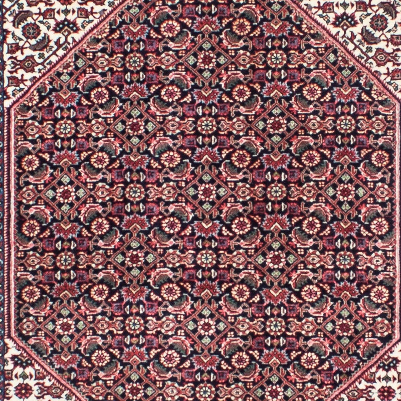 Alfombra de pasillo Alfombra persa - Bidjar - 300 x 84 cm - azul oscuro