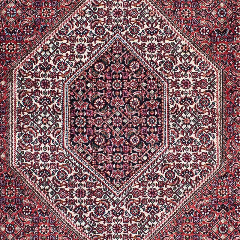 Alfombra persa - Bidjar - 205 x 128 cm - rojo claro