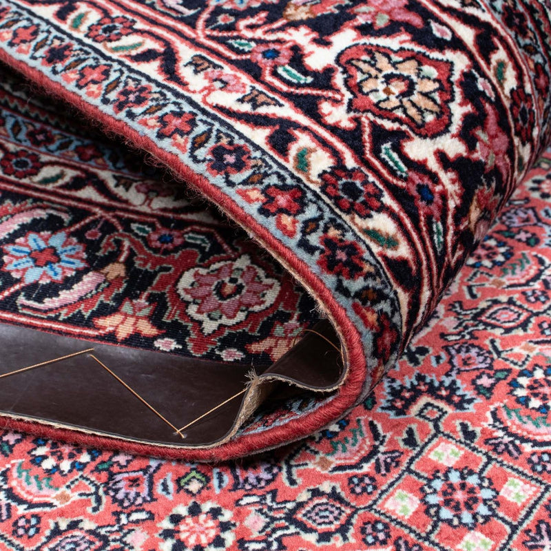 Alfombra persa - Bidjar - 205 x 128 cm - rojo claro