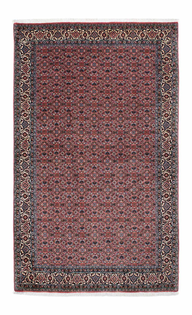 Alfombra persa - Bidjar - 210 x 132 cm - rojo claro