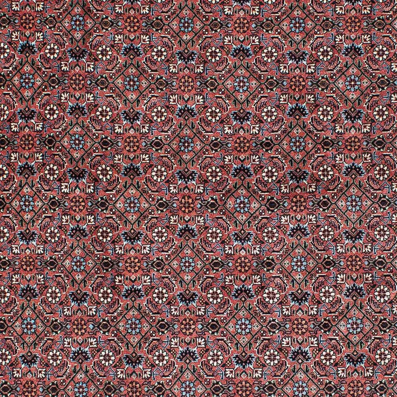 Alfombra persa - Bidjar - 210 x 132 cm - rojo claro