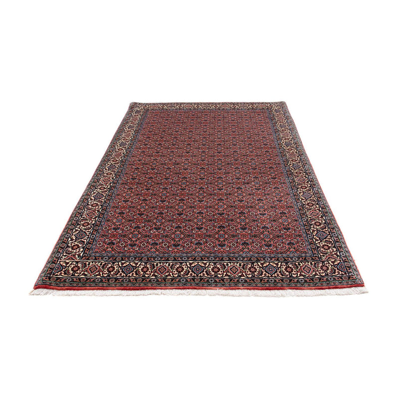 Alfombra persa - Bidjar - 210 x 132 cm - rojo claro