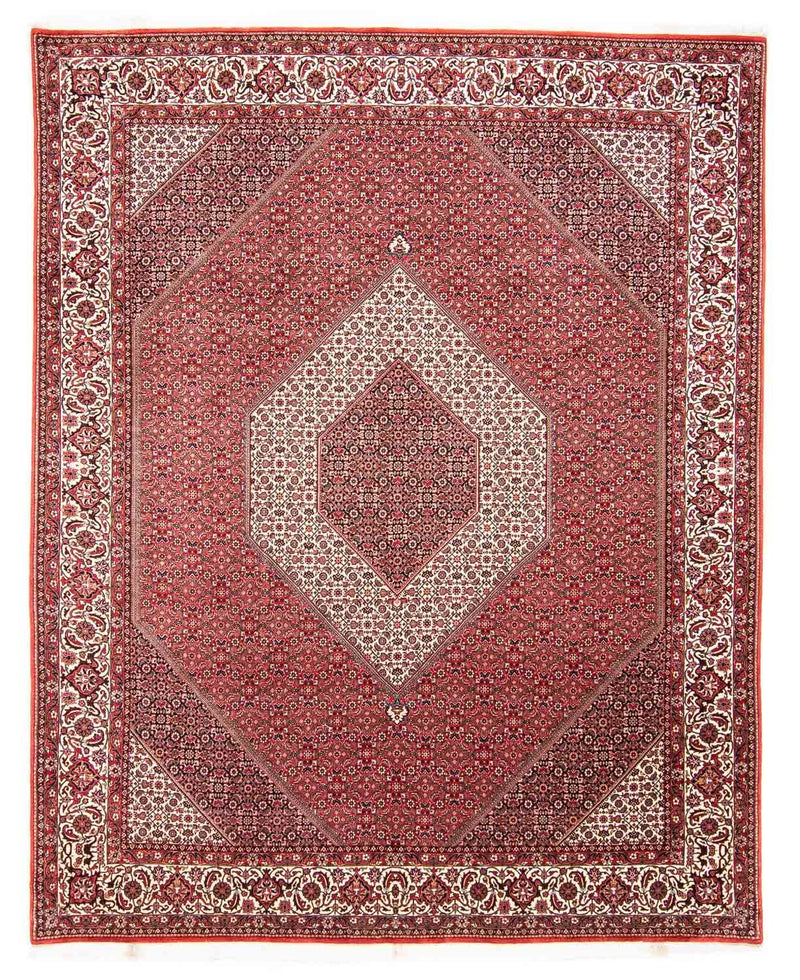 Alfombra persa - Bidjar - 312 x 256 cm - rojo claro