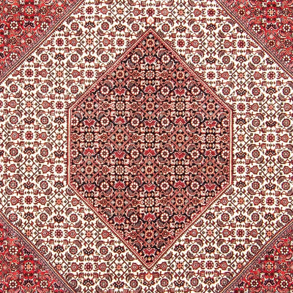 Alfombra persa - Bidjar - 312 x 256 cm - rojo claro