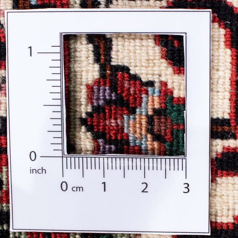 Alfombra persa - Bidjar - 240 x 168 cm - rojo oscuro