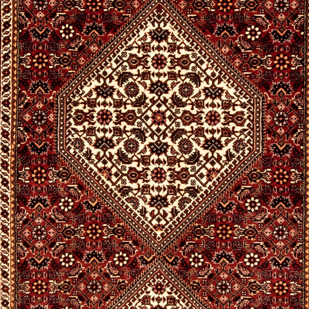 Alfombra de pasillo Alfombra persa - Bidjar - 304 x 81 cm - multicolor