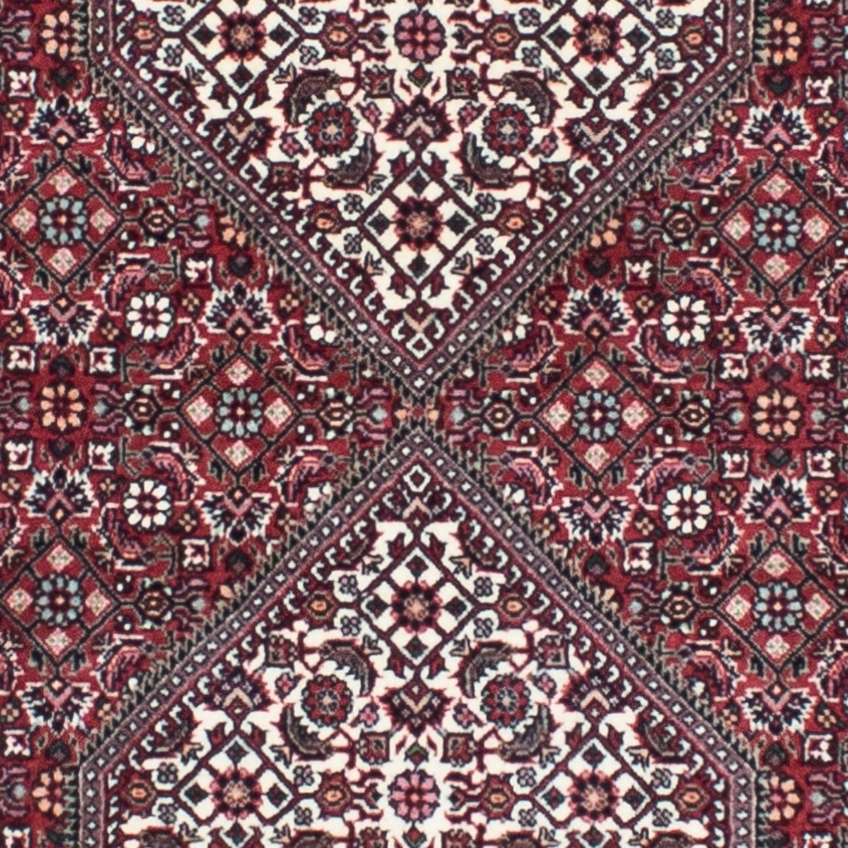 Alfombra de pasillo Alfombra persa - Bidjar - 317 x 85 cm - rojo