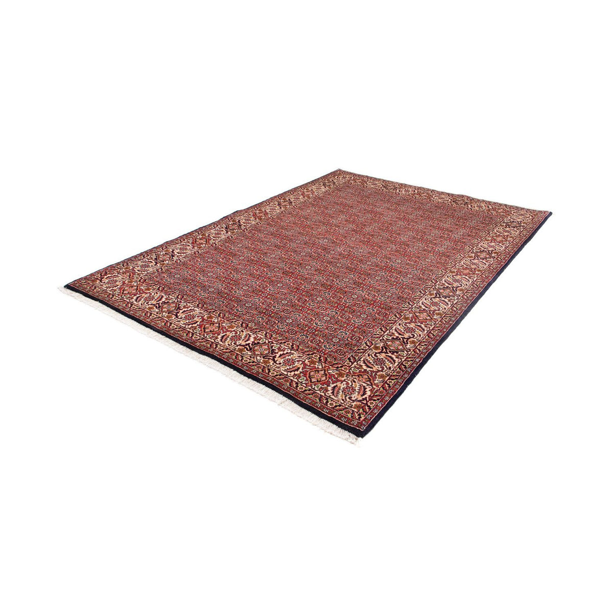 Alfombra persa - Bidjar - 245 x 170 cm - rojo claro