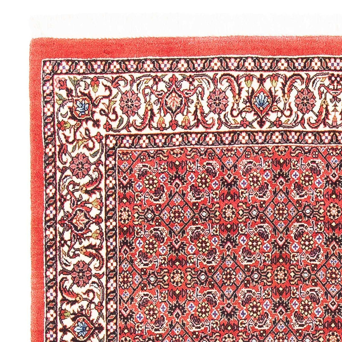 Alfombra persa - Bidjar cuadrado - 105 x 101 cm - rojo