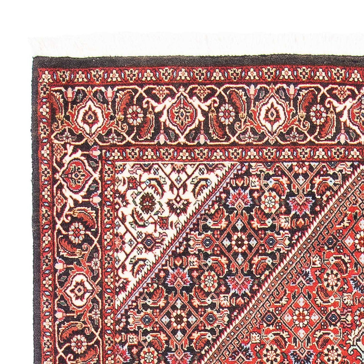 Alfombra persa - Bidjar - 173 x 110 cm - rojo claro