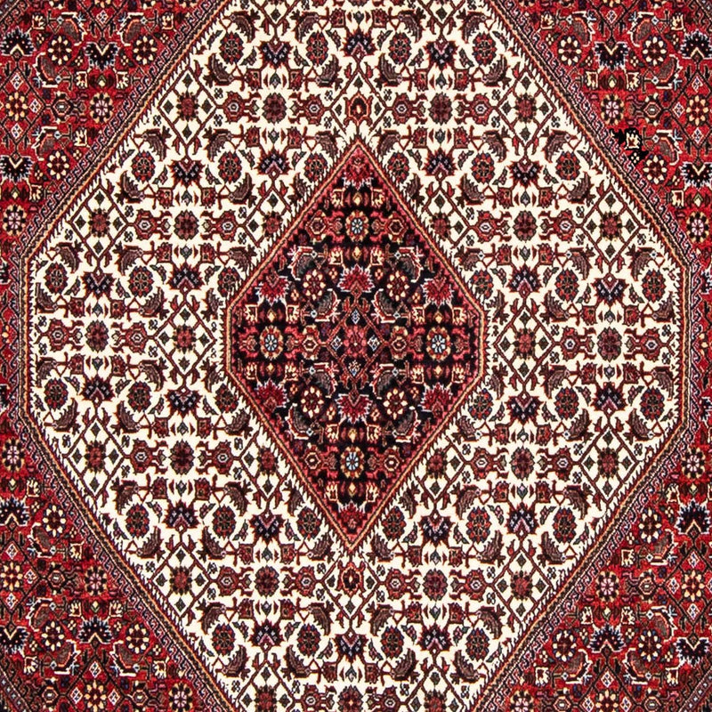 Alfombra persa - Bidjar - 236 x 172 cm - rojo oscuro