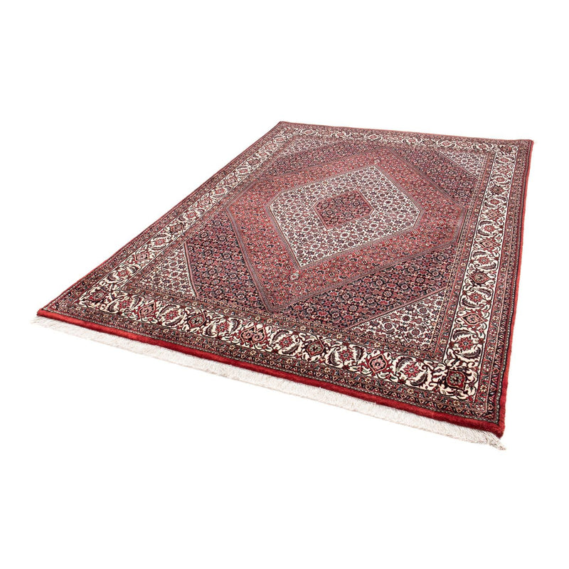 Alfombra persa - Bidjar - 236 x 172 cm - rojo oscuro