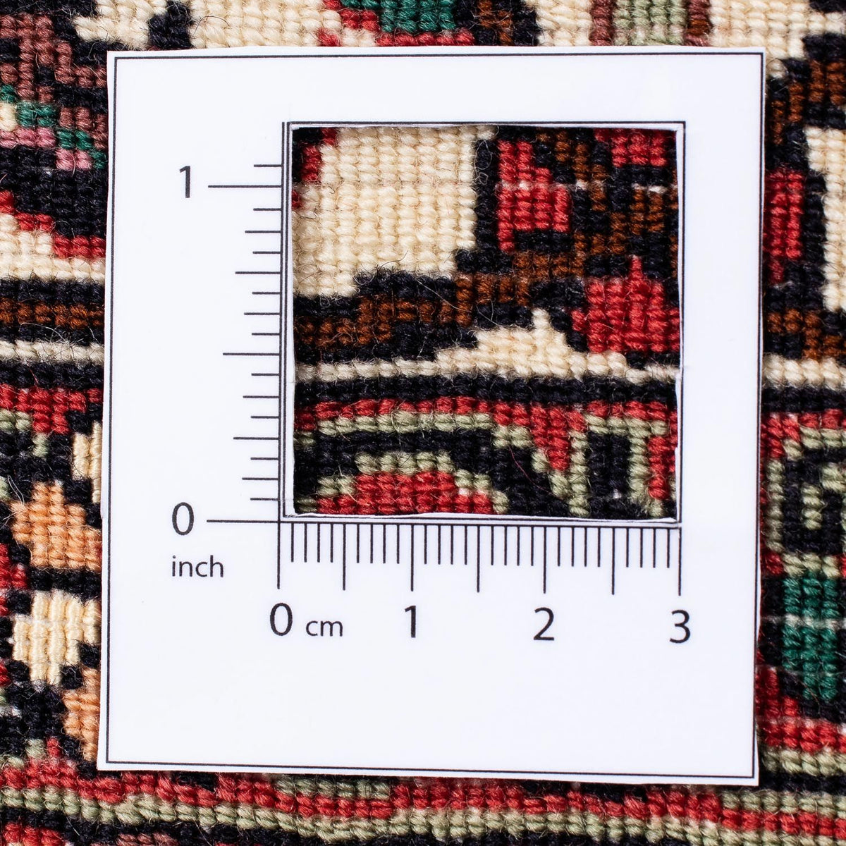 Alfombra persa - Bidjar - 236 x 172 cm - rojo oscuro