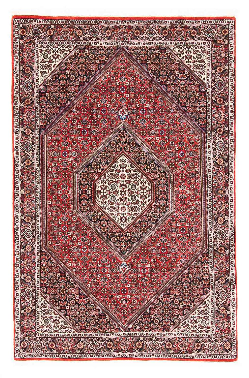 Alfombra persa - Bidjar - 173 x 112 cm - rojo