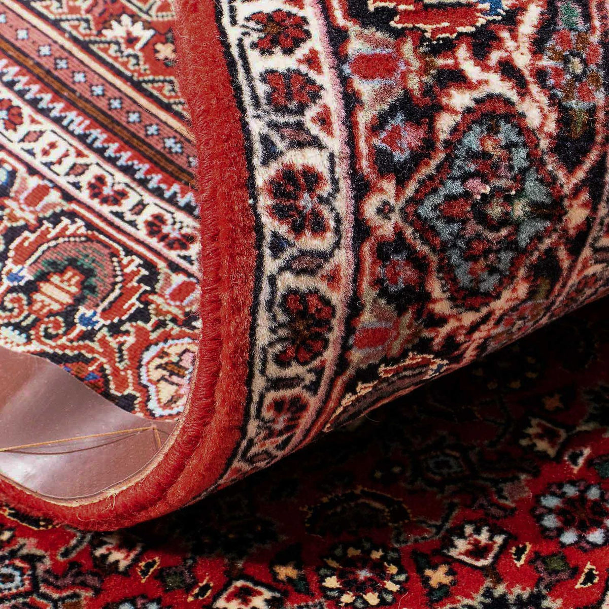 Alfombra persa - Bidjar - 173 x 112 cm - rojo