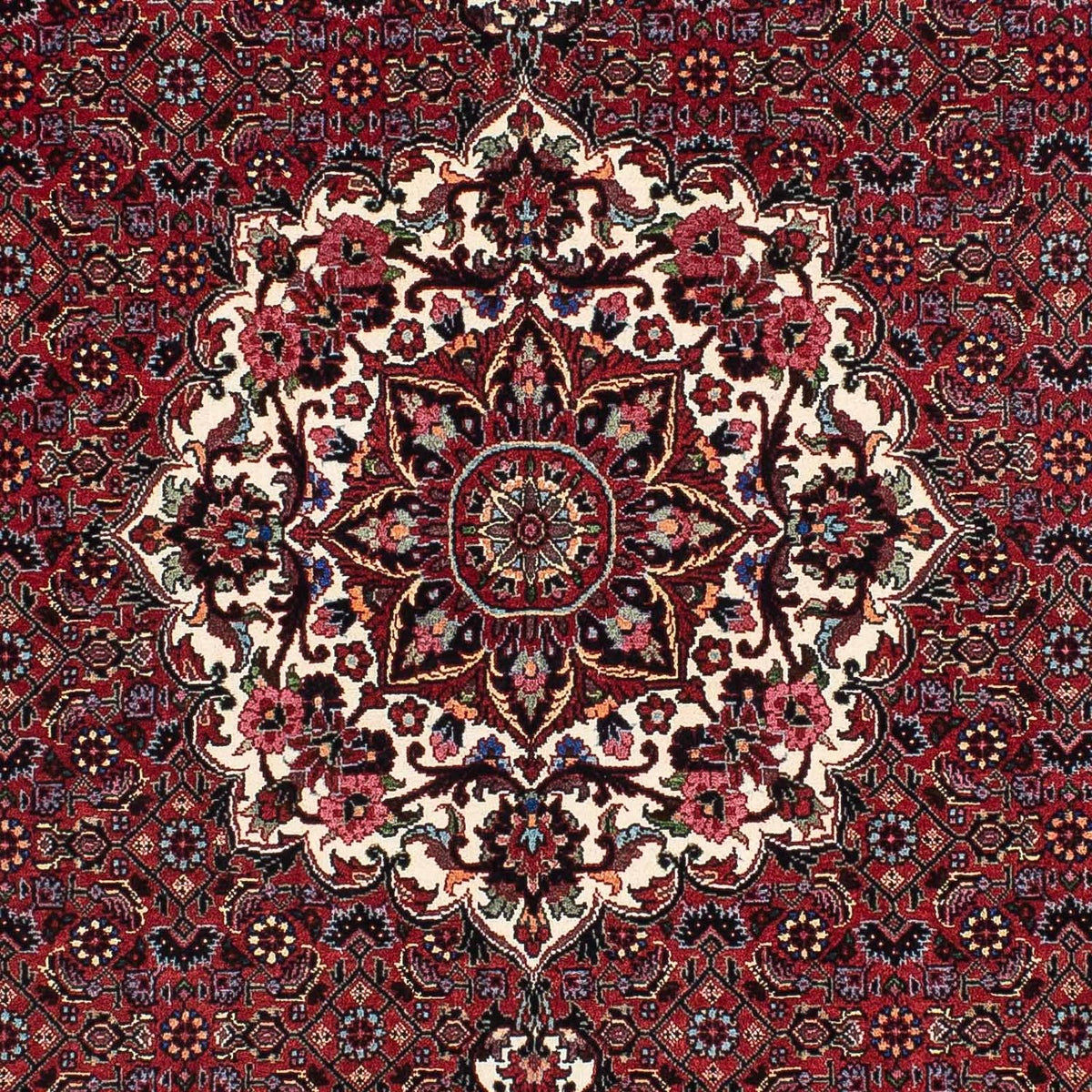 Alfombra persa - Bidjar - 180 x 112 cm - rojo