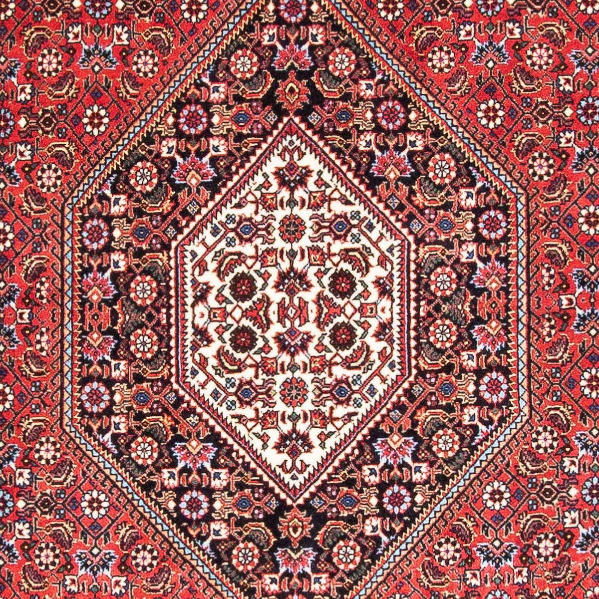 Alfombra persa - Bidjar - 180 x 111 cm - rojo