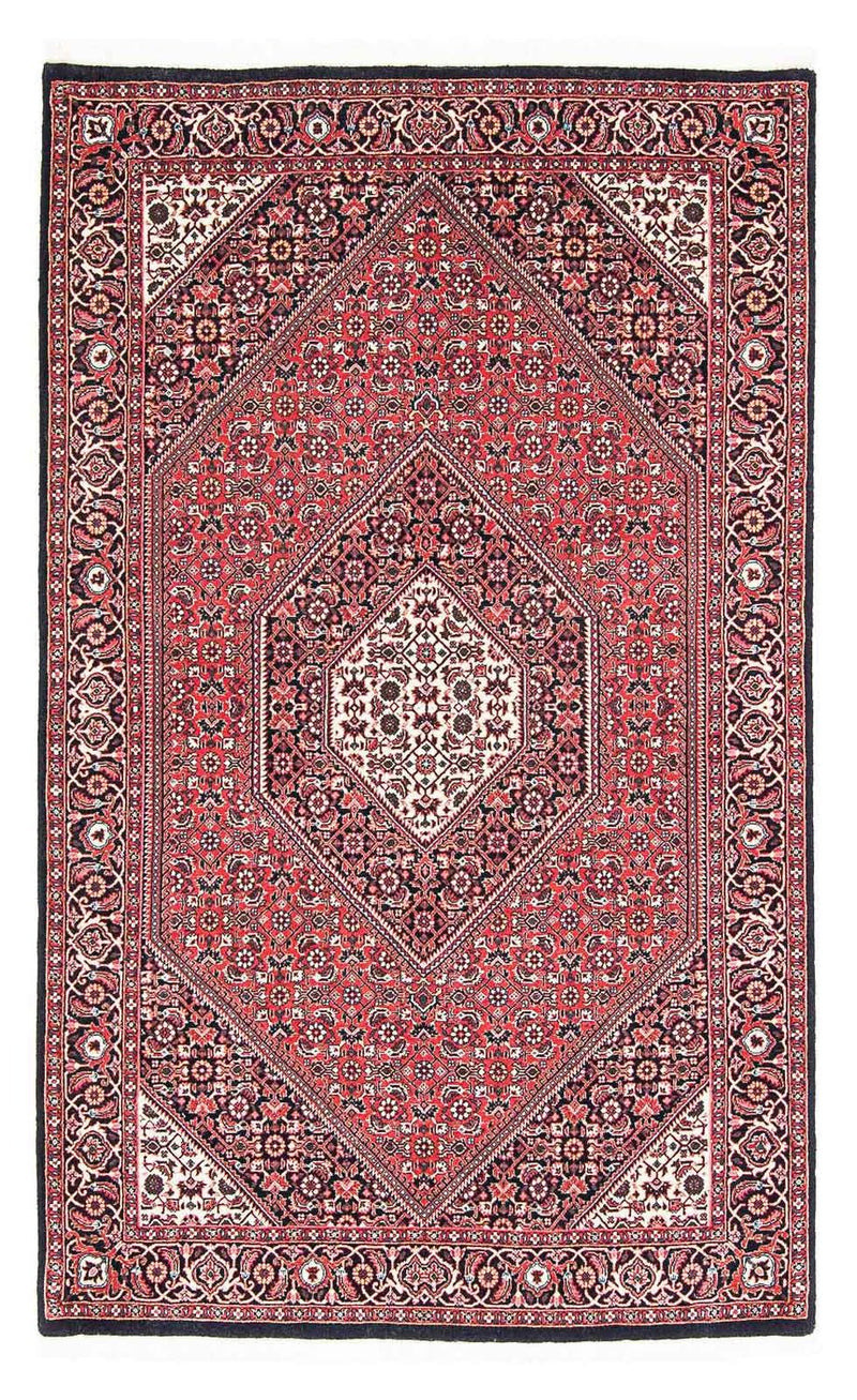 Alfombra persa - Bidjar - 185 x 111 cm - rojo claro
