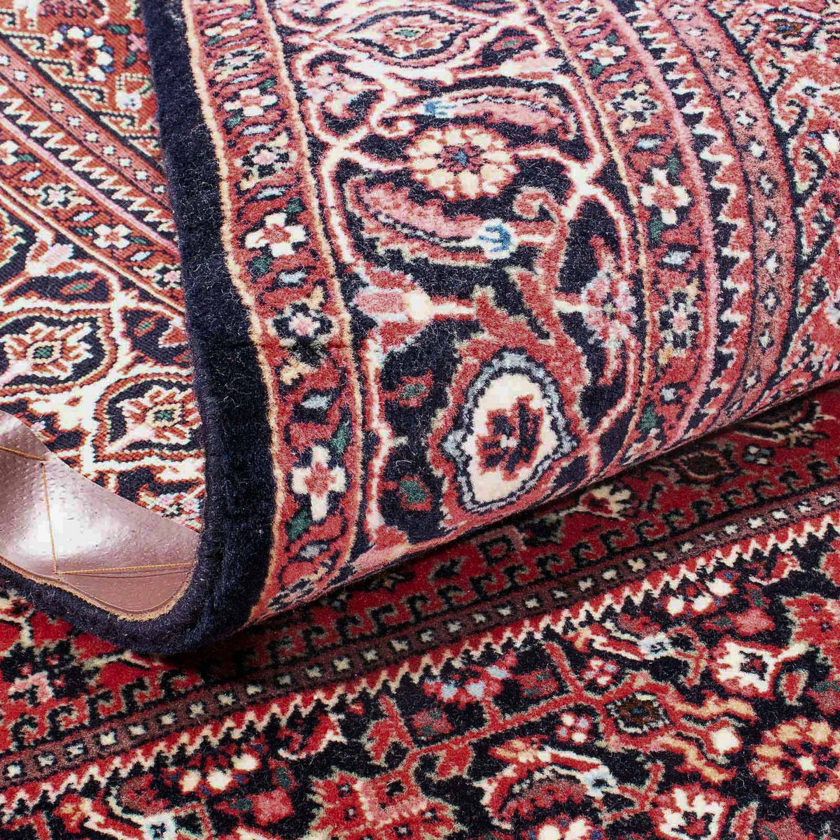 Alfombra persa - Bidjar - 185 x 111 cm - rojo claro