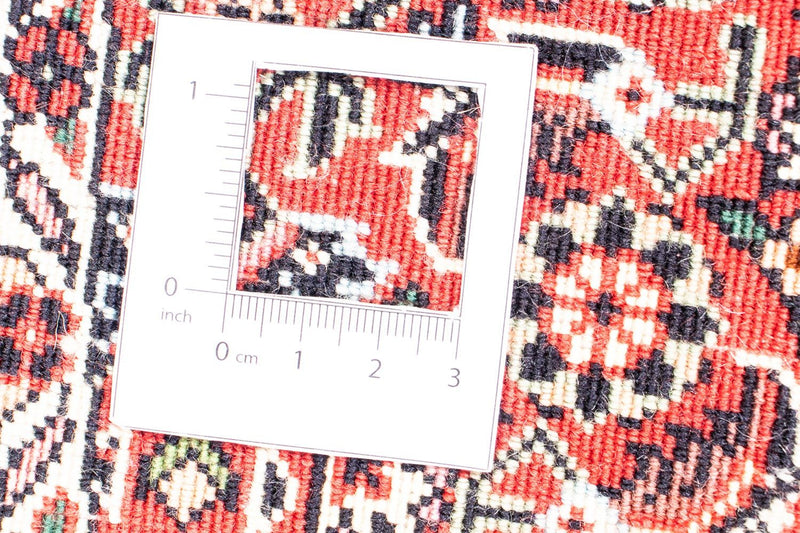 Alfombra persa - Bidjar redondo  - 155 x 155 cm - rojo oscuro