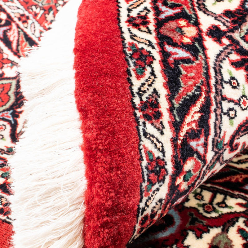 Alfombra persa - Bidjar redondo  - 150 x 150 cm - rojo oscuro