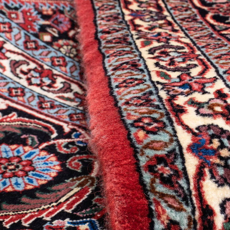 Alfombra persa - Bidjar - 305 x 253 cm - rojo oscuro