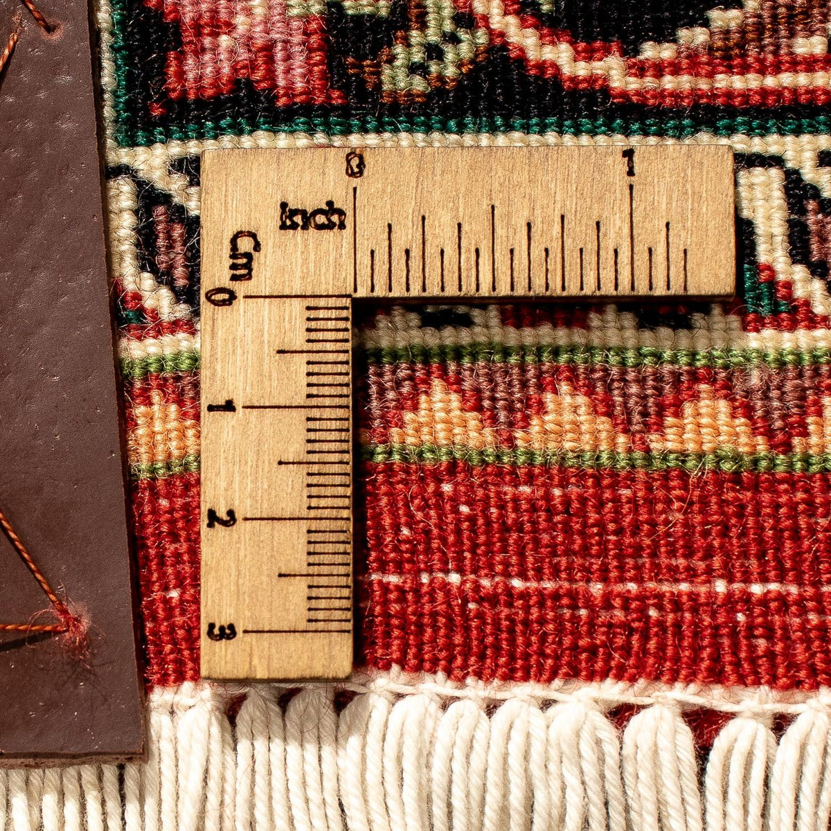 Alfombra de pasillo Alfombra persa - Bidjar - 314 x 85 cm - rojo oscuro