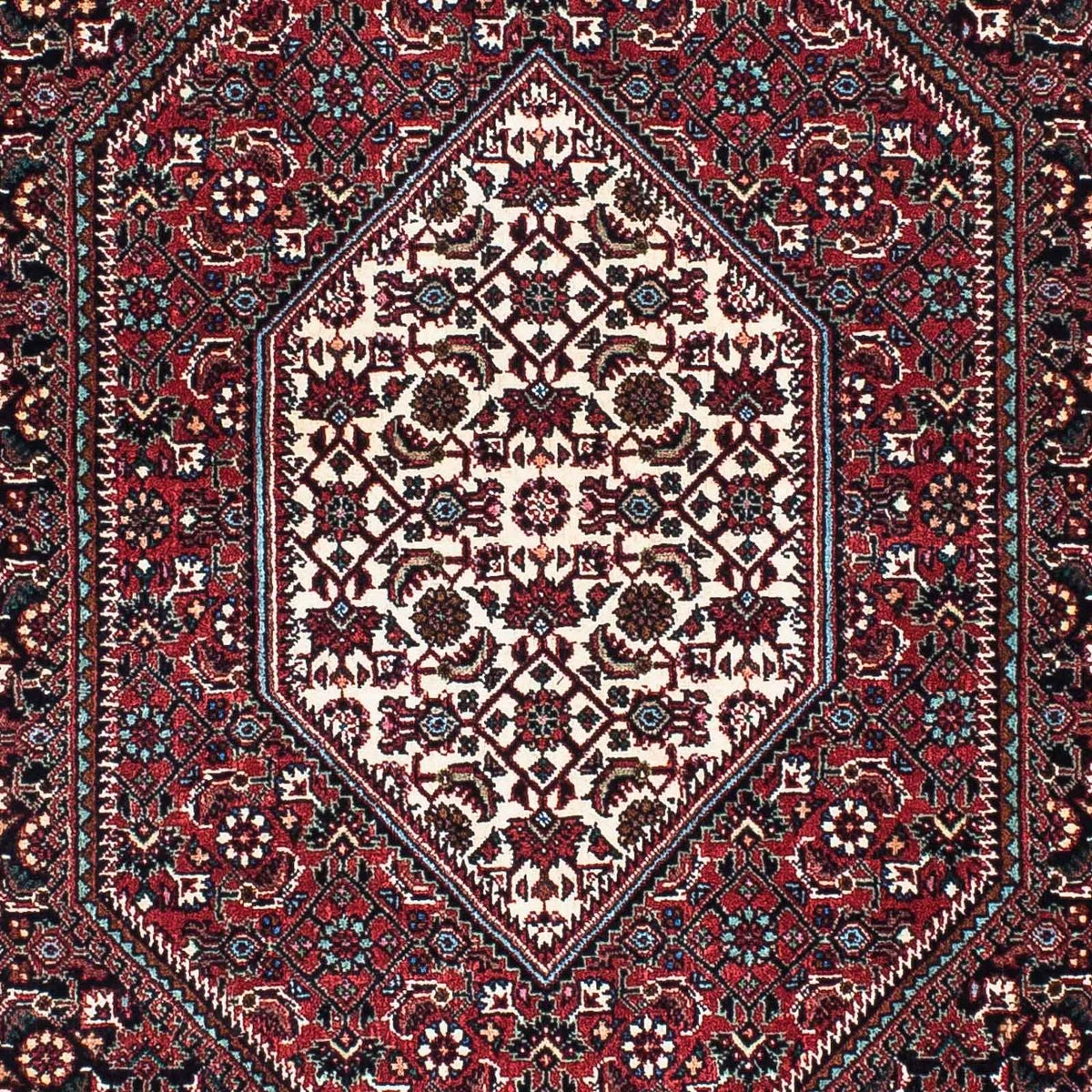 Alfombra de pasillo Alfombra persa - Bidjar - 209 x 98 cm - azul oscuro