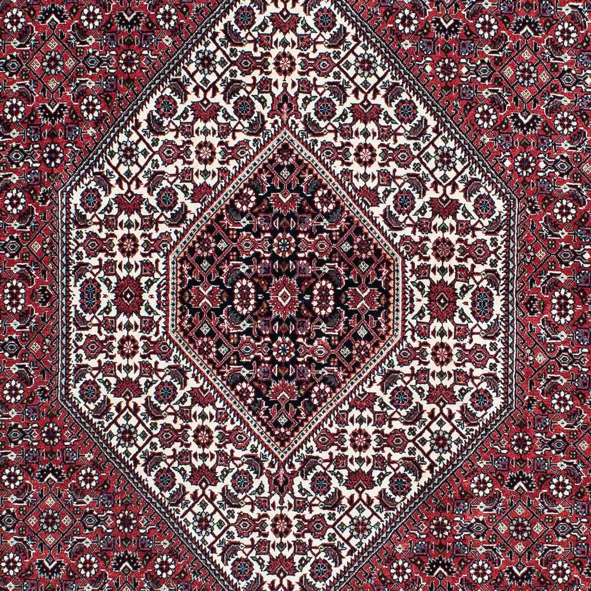 Alfombra persa - Bidjar - 217 x 131 cm - rojo claro