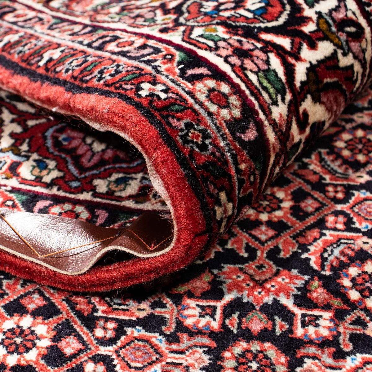 Alfombra persa - Bidjar - 242 x 171 cm - rojo claro