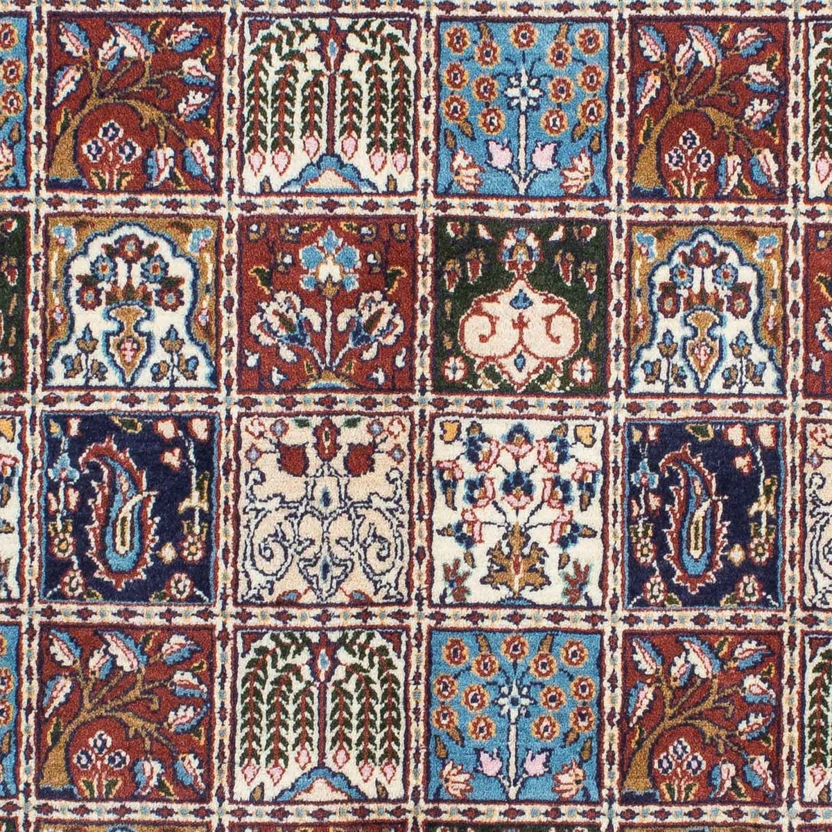 Alfombra persa - Clásica - 195 x 147 cm - rojo oscuro