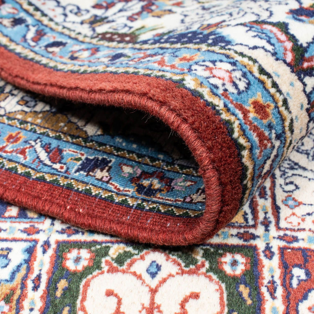 Alfombra persa - Clásica - 195 x 147 cm - rojo oscuro