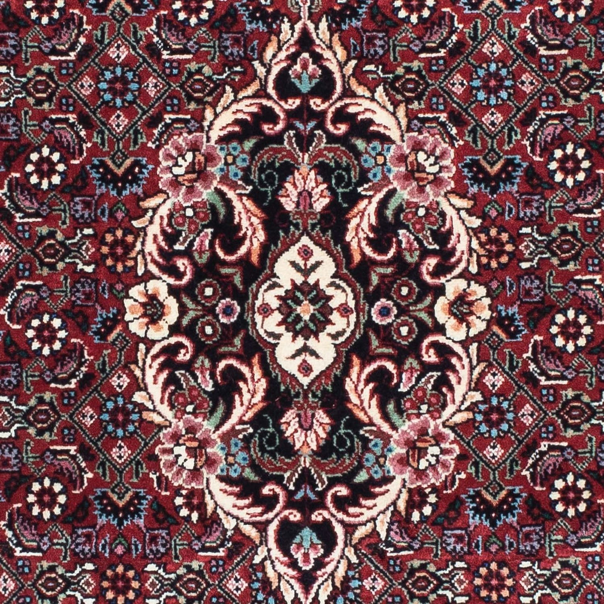 Alfombra de pasillo Alfombra persa - Bidjar - 200 x 73 cm - rojo