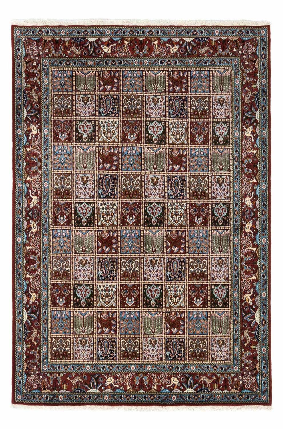 Alfombra persa - Clásica - 242 x 165 cm - rojo oscuro