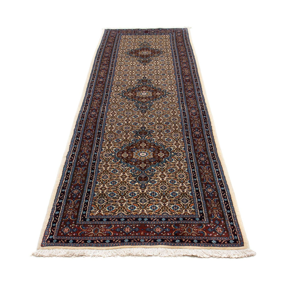 Alfombra de pasillo Alfombra persa - Clásica - 295 x 82 cm - beige