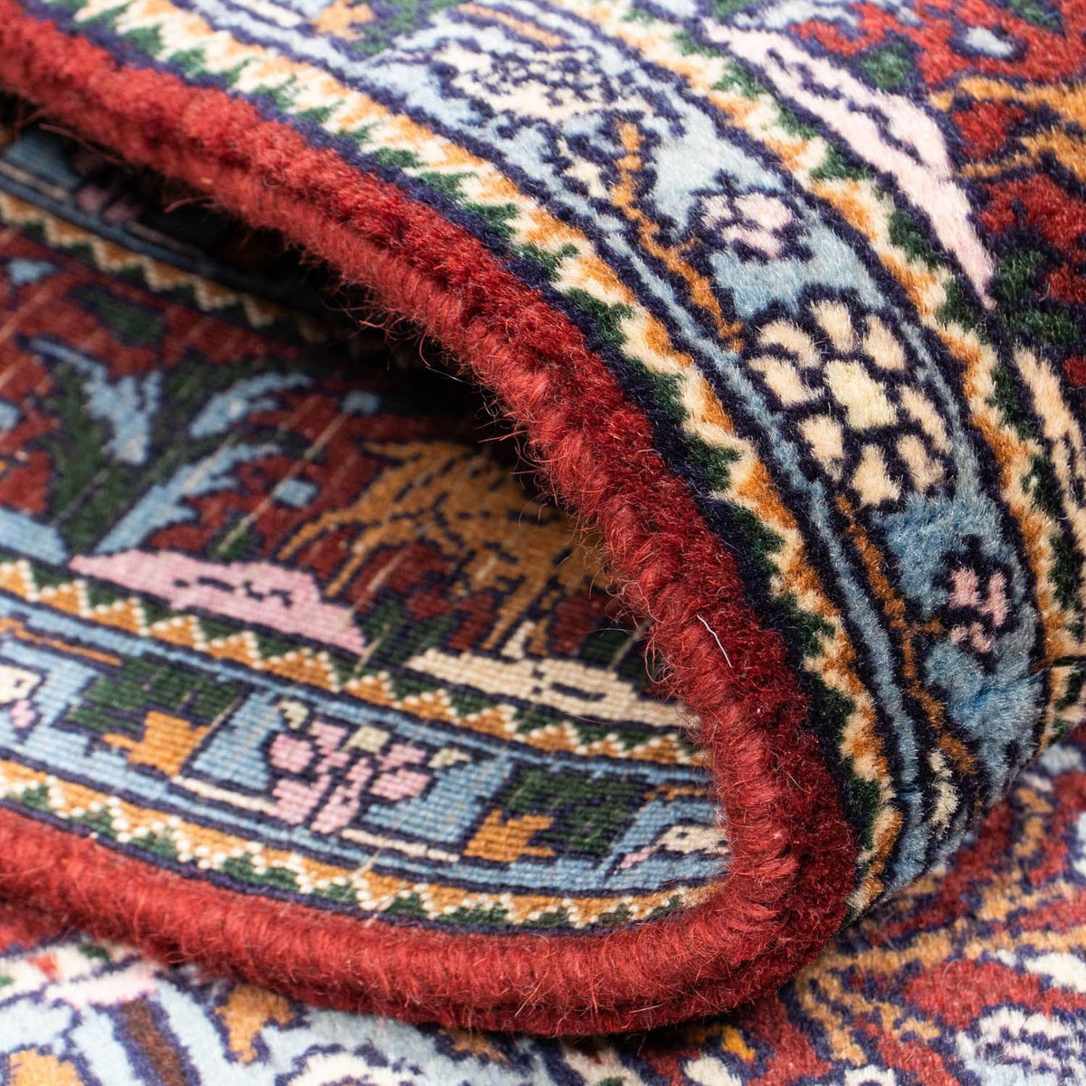 Alfombra de pasillo Alfombra persa - Clásica - 298 x 80 cm - rojo oscuro