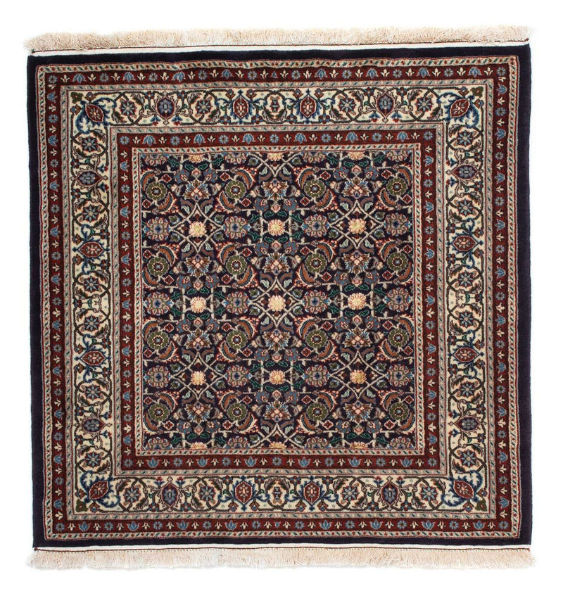 Alfombra persa - Clásica cuadrado  - 104 x 101 cm - azul oscuro