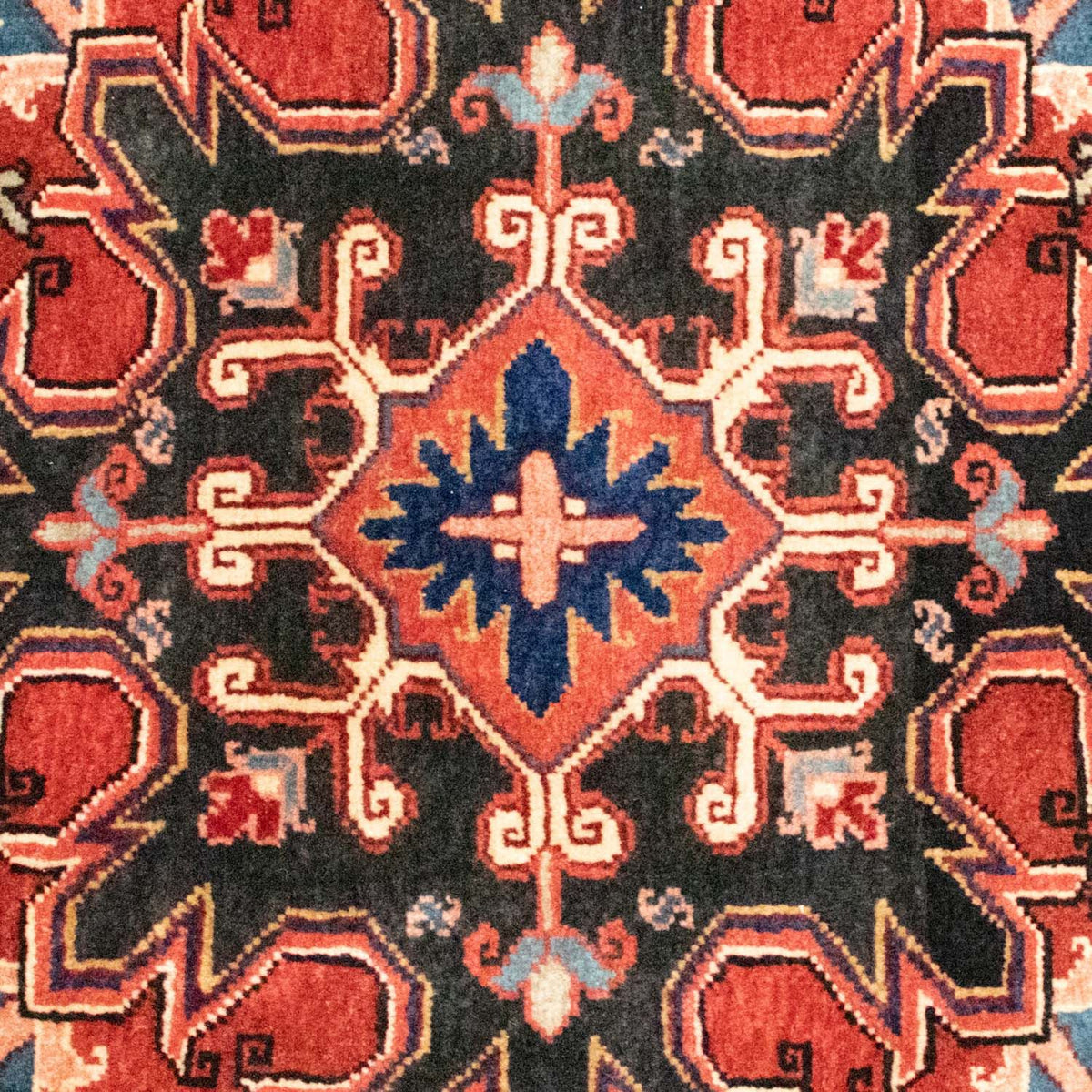 Alfombra persa - Nómada - 195 x 140 cm - rojo