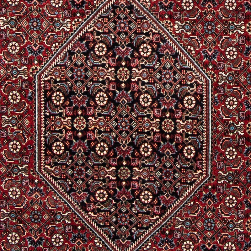Alfombra persa - Bidjar - 177 x 112 cm - rojo oscuro