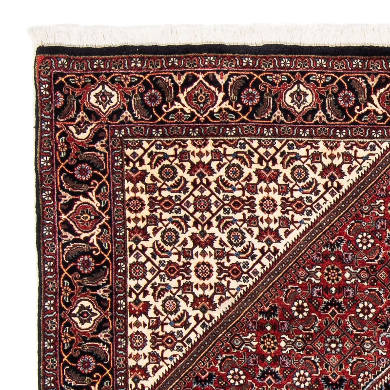 Alfombra persa - Bidjar - 177 x 112 cm - rojo oscuro