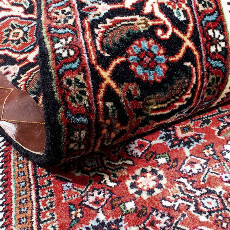 Alfombra persa - Bidjar - 177 x 112 cm - rojo oscuro