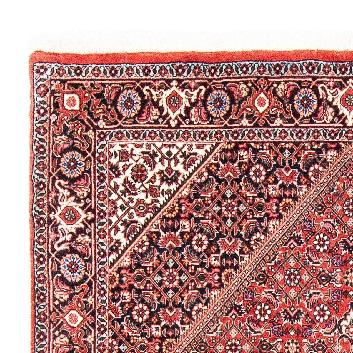 Alfombra persa - Bidjar - 181 x 108 cm - rojo