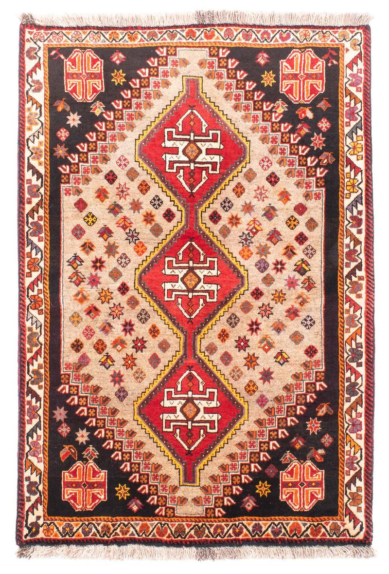 Alfombra persa - Nómada - 160 x 110 cm - marrón claro