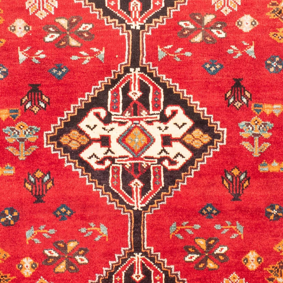Alfombra persa - Nómada - 167 x 115 cm - rojo oscuro