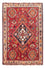 Alfombra persa - Nómada - 152 x 100 cm - rojo oscuro
